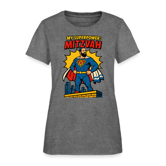 My Superpower: Mitzvah Women's T-Shirt - graphite heather