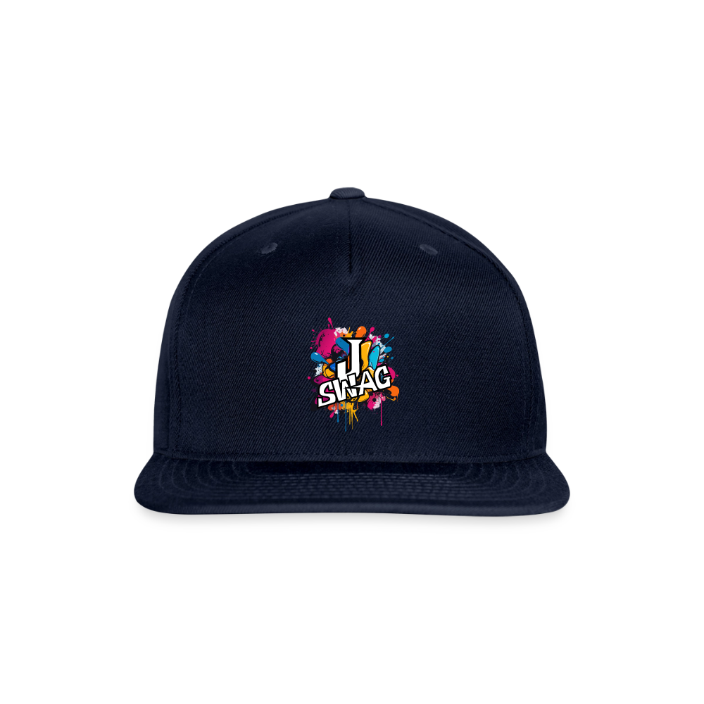 Jswag Logo Snapback Baseball Cap - navy