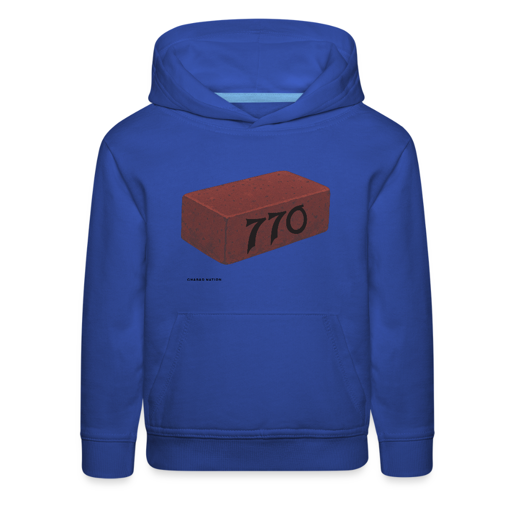 770 Solid Brick Kids‘ Premium Hoodie - royal blue