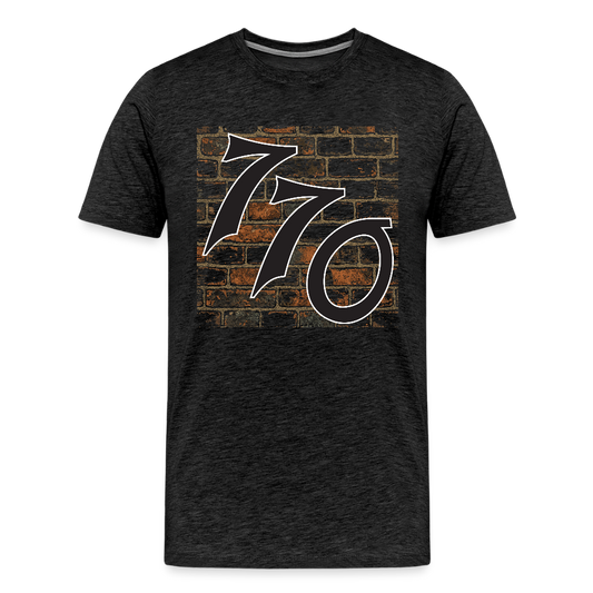 770 Brick Wall Men's Premium T-Shirt - charcoal grey