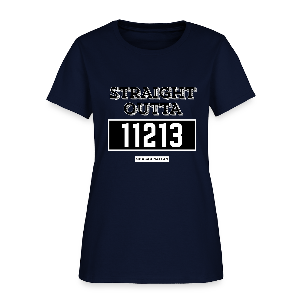 Straight Outta 11213 Women's T-Shirt - navy