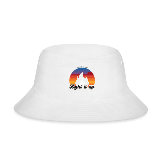 Light It Up Bucket Hat - white