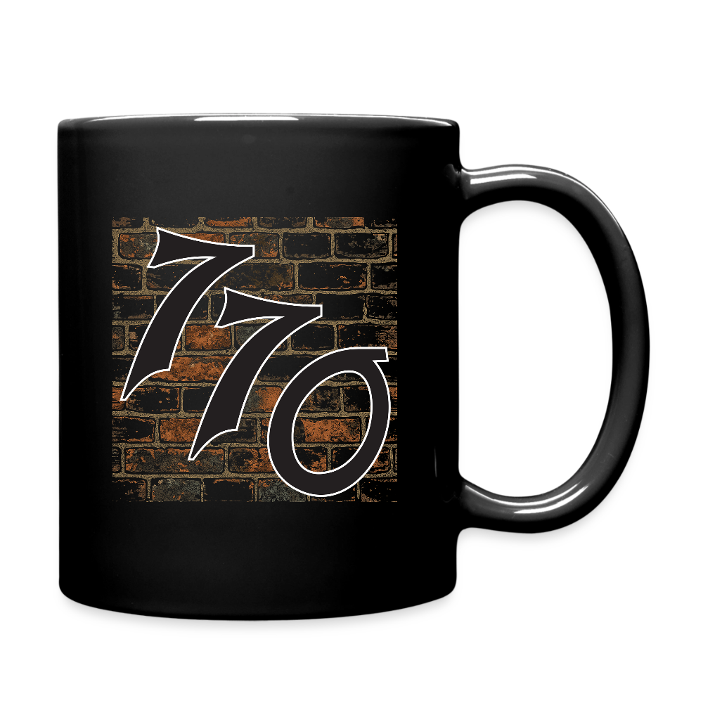 770 Brick Wall Full Color Mug - black
