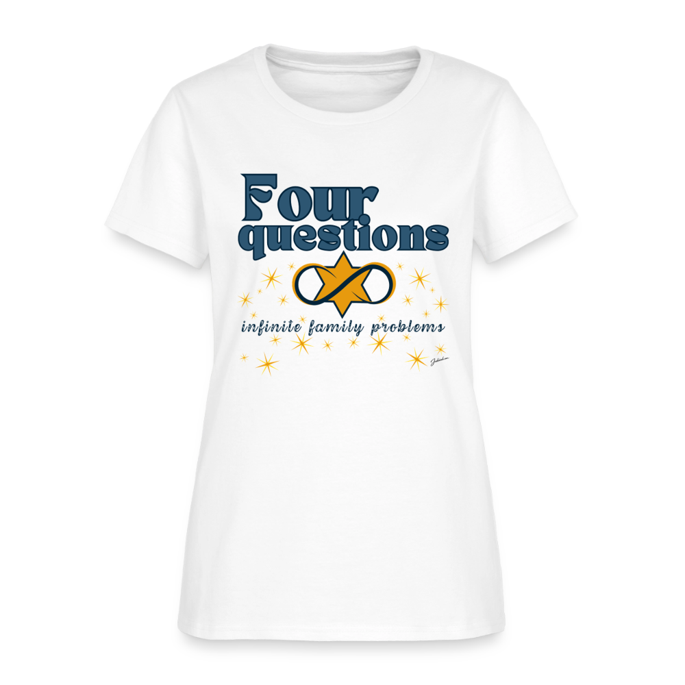 Four Questions Women's T-Shirt - white