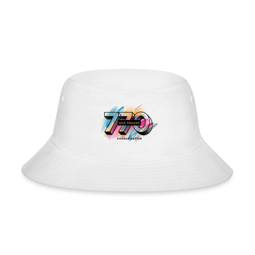 770 And Blessed Bucket Hat - white