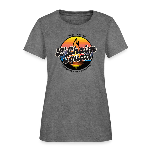 L’Chaim Squad – Spreading Light Women's T-Shirt - graphite heather