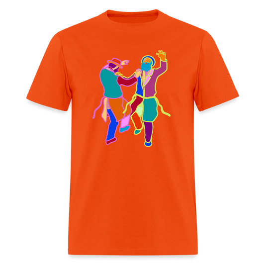 Colorful Dancing Rabbis Men's T-Shirt | GILDAN 5000 - orange