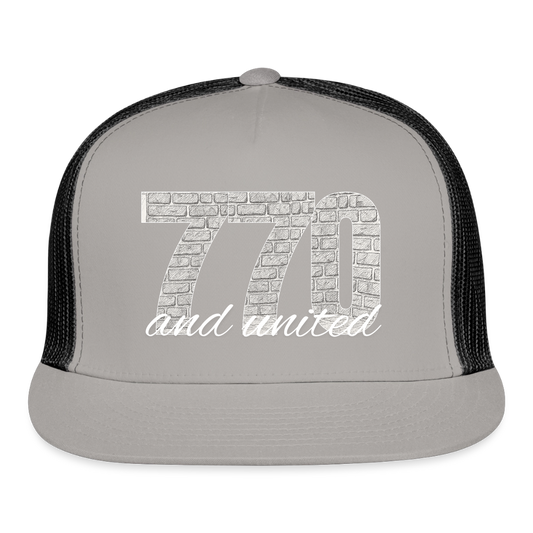 770 And United Light Trucker Hat - gray/black