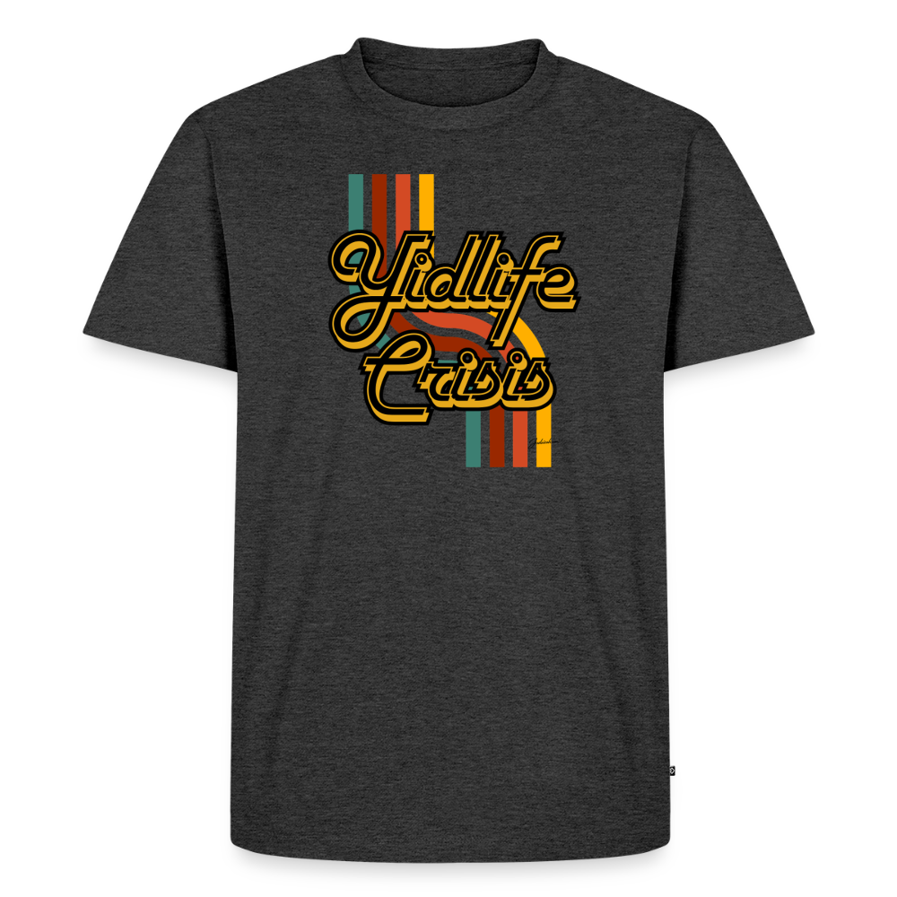 Yidlife Crisis Men's Premium T-Shirt - heather anthracite