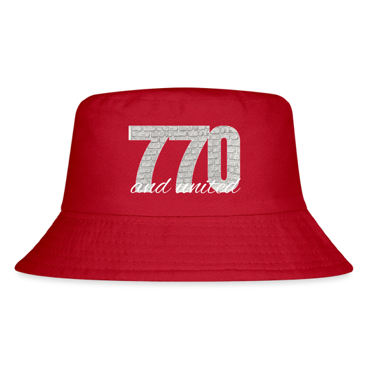 770 And United Light Kid's Bucket Hat - red