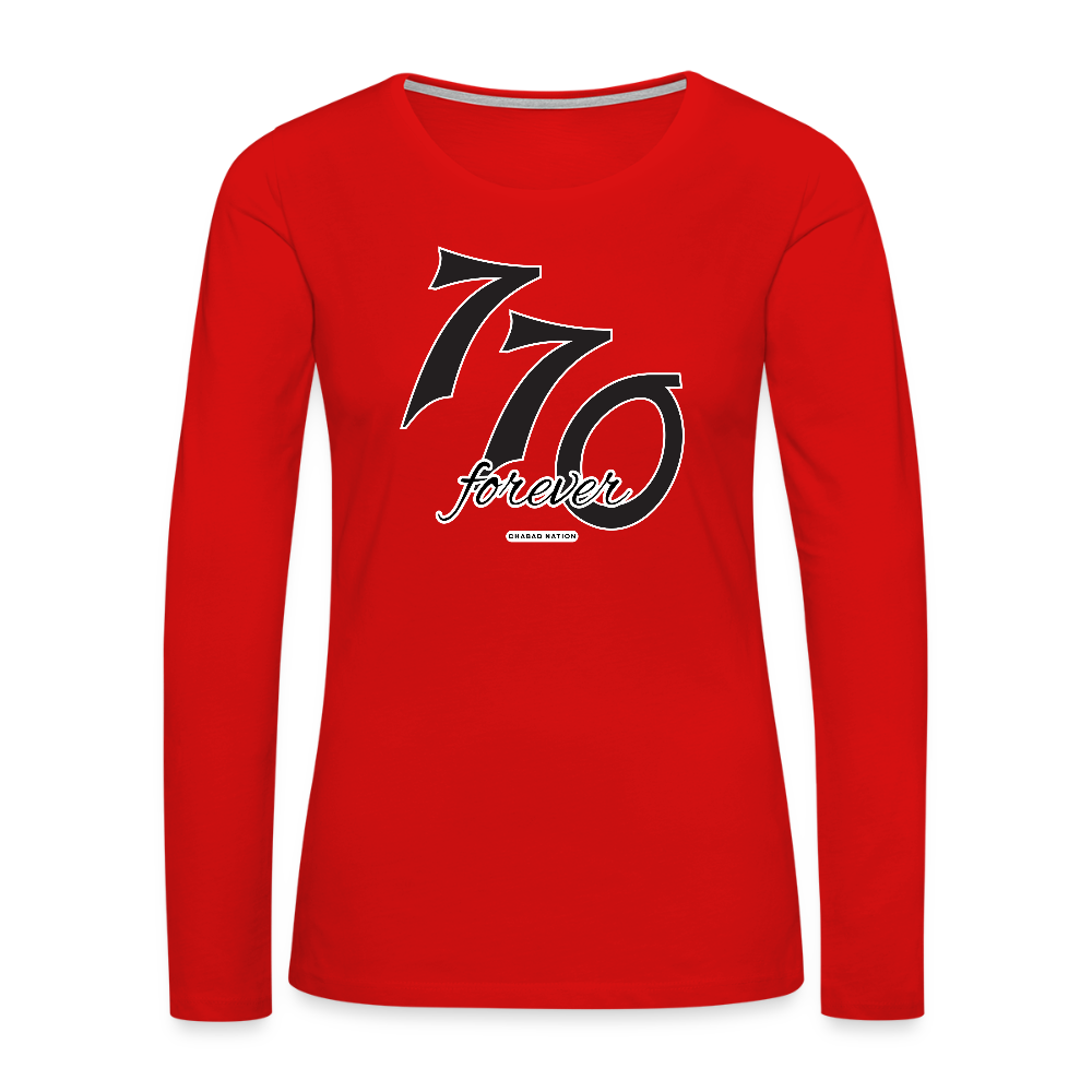 770 Forever Women's Premium Long Sleeve T-Shirt - red