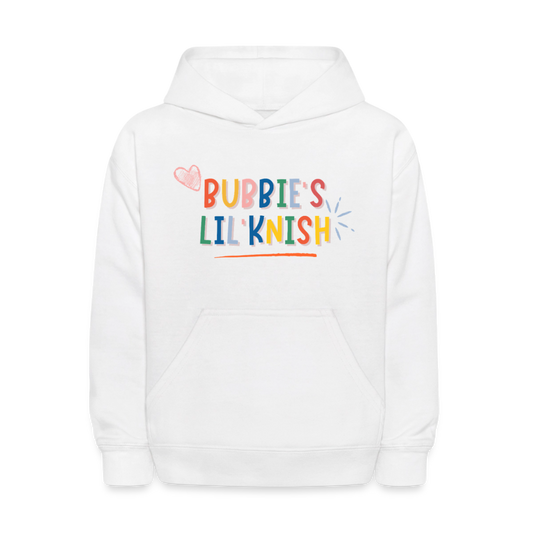 Bubbie's Lil' Knish Kids' Hoodie - white
