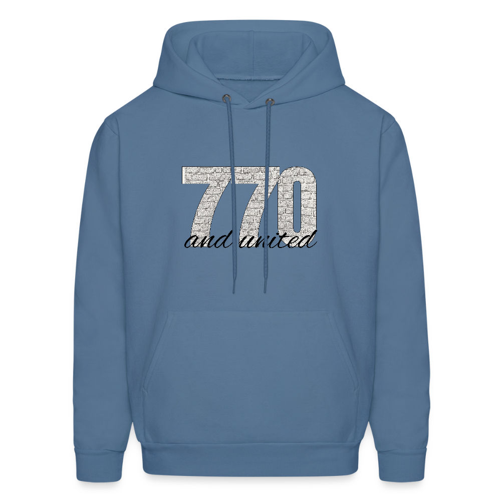 770 And United Men's Hoodie - denim blue