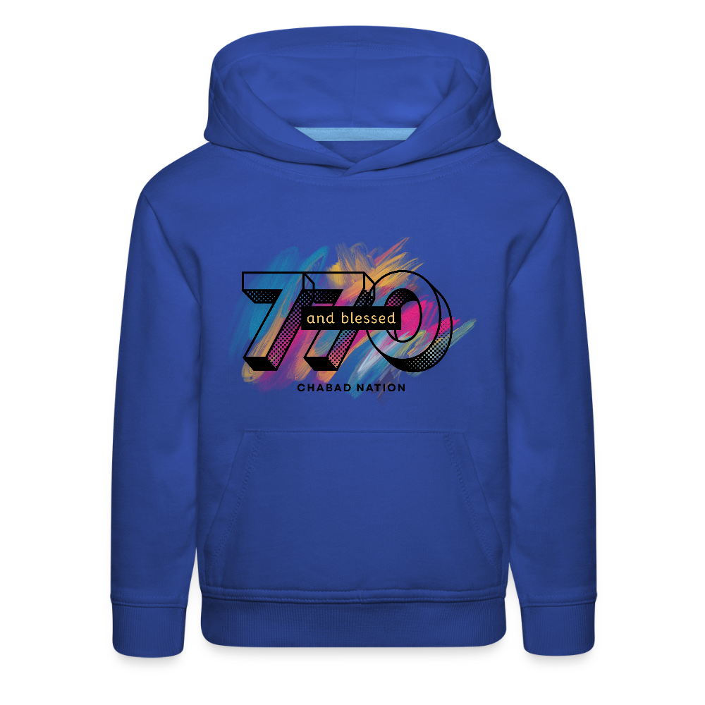 770 And Blessed Kids‘ Premium Hoodie - royal blue