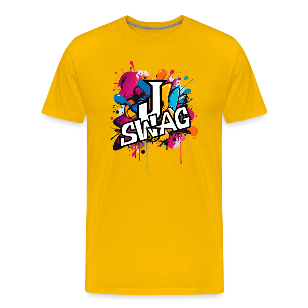 Jswag Logo Men's Premium T-Shirt - sun yellow