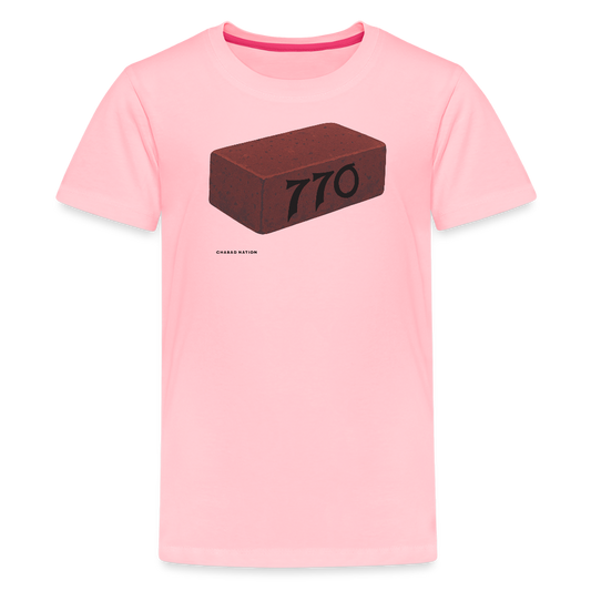 770 Solid Brick Kids' Premium T-Shirt - pink