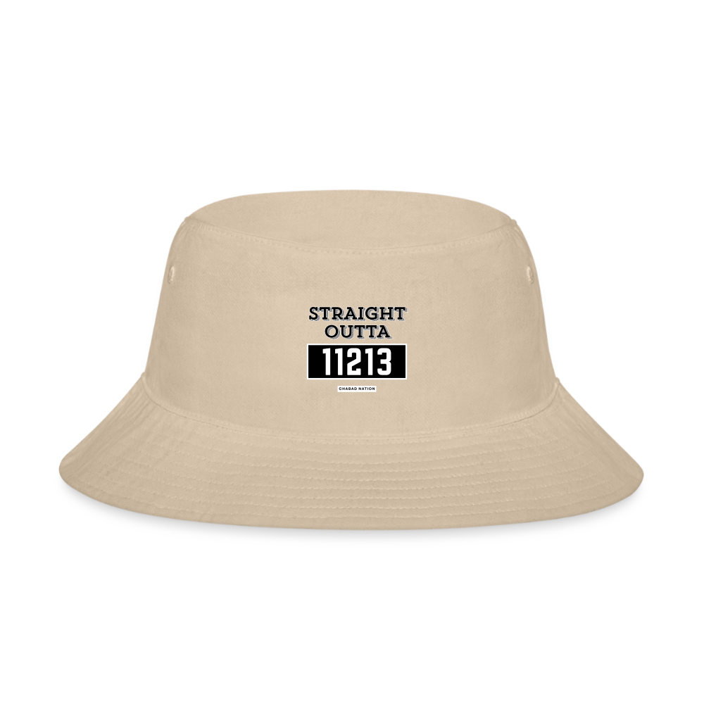 Straight Outta 11213 Bucket Hat - cream