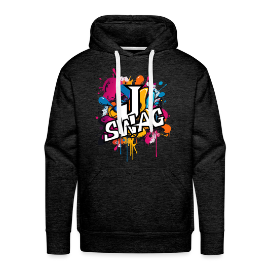 Jswag Logo Men’s Premium Hoodie - charcoal grey