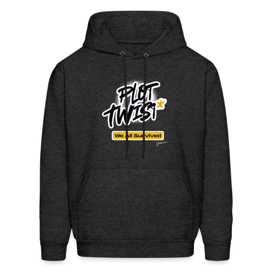 Plot Twist Men's Hoodie - charcoal grey
