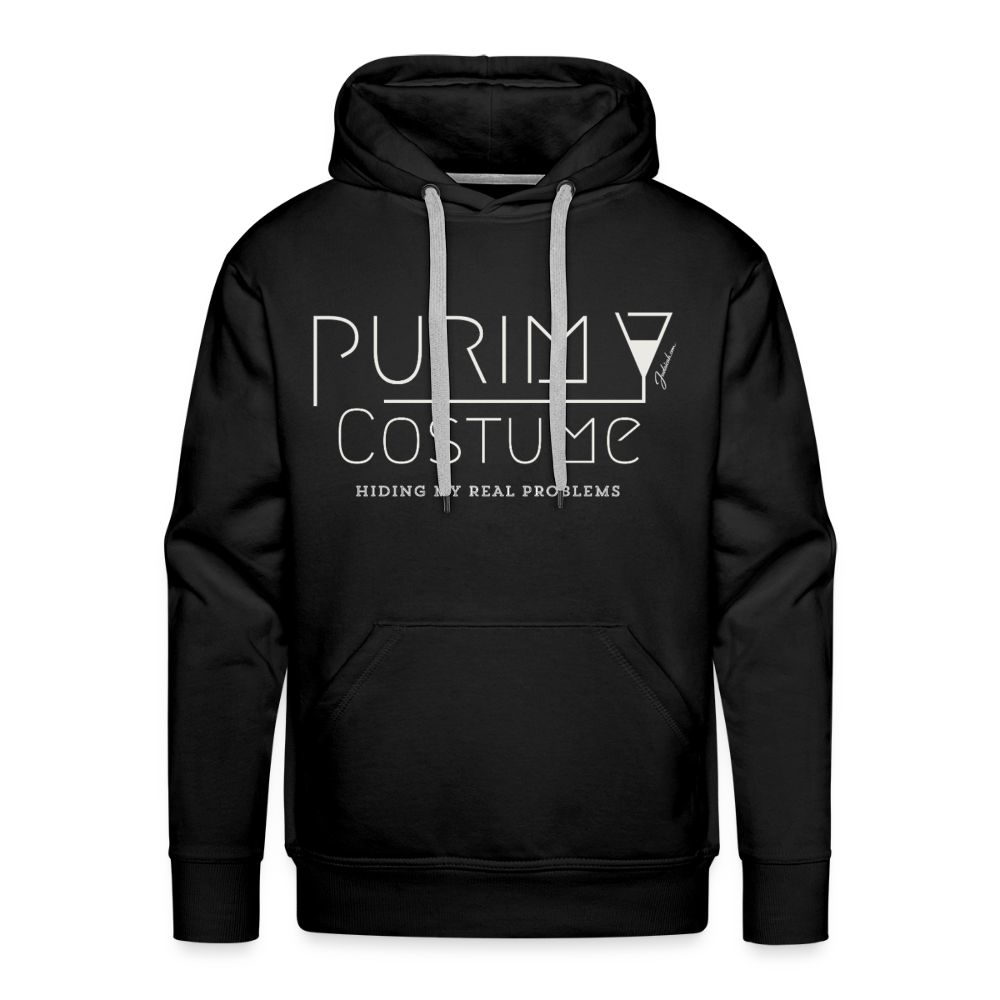 Purim Costume Men’s Premium Hoodie - black