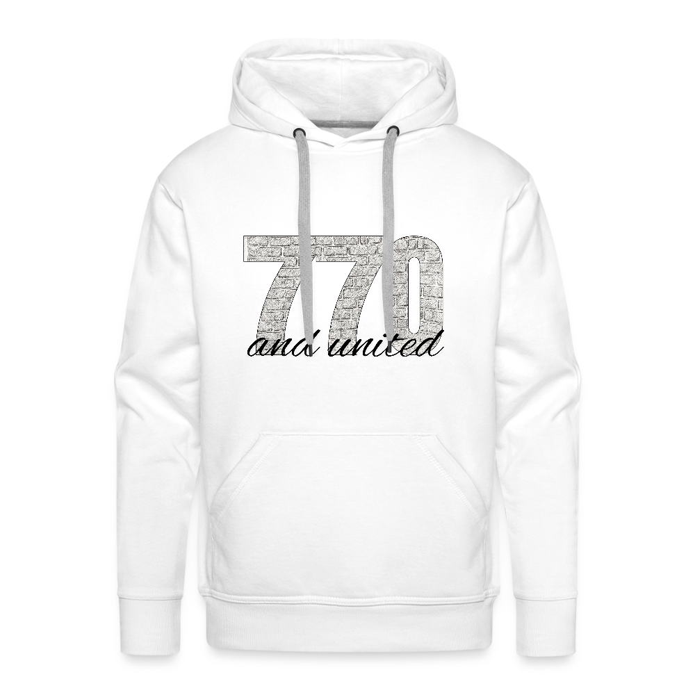 770 And United Men’s Premium Hoodie - white