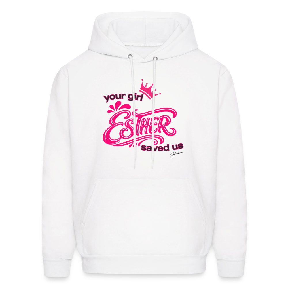 Your Girl Esther Men's Hoodie - white