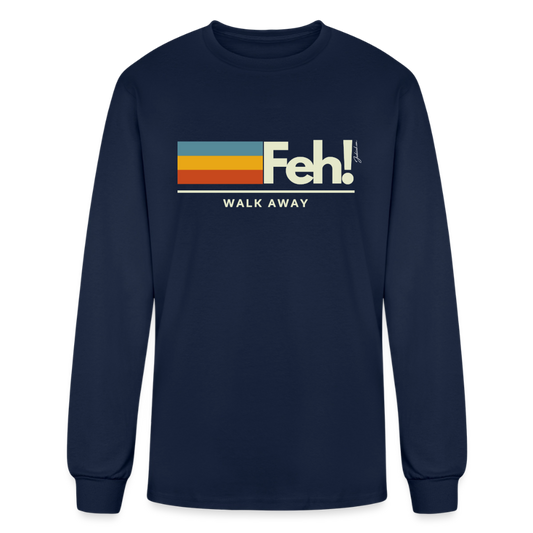 Feh! Men's Long Sleeve T-Shirt - navy