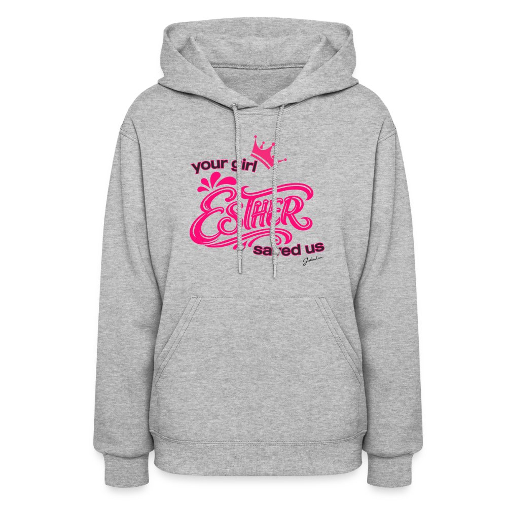 Your Girl Esther Women's Hoodie - heather gray