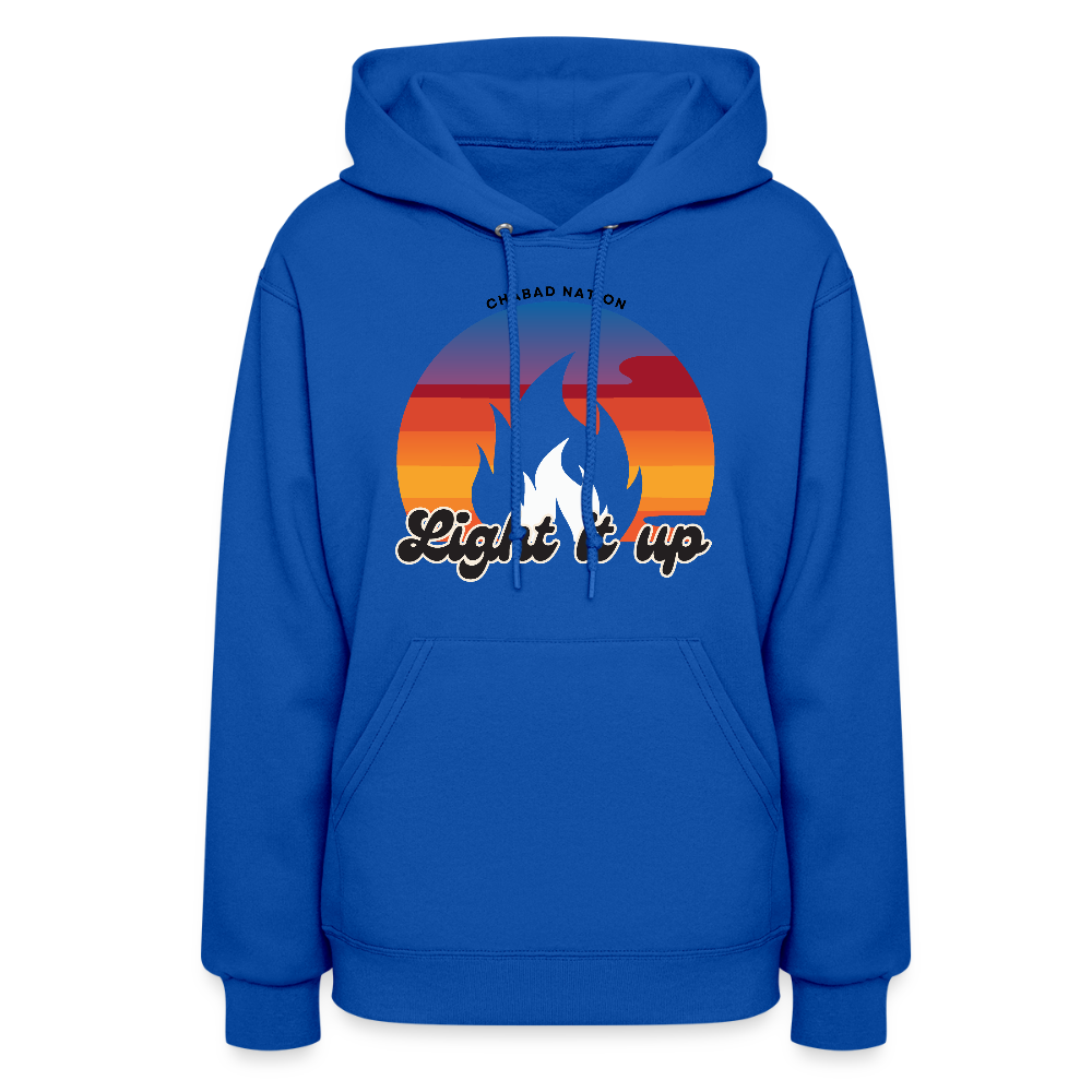 Light It Up Women's Hoodie - royal blue