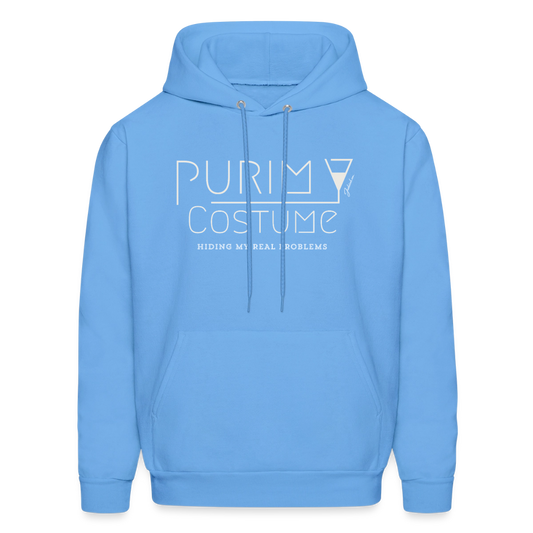Purim Costume Men's Hoodie - carolina blue