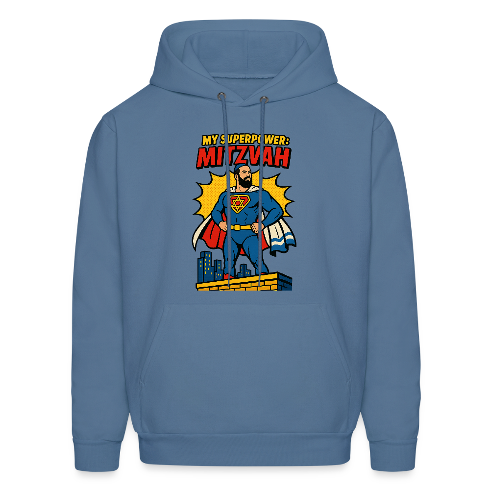 My Superpower: Mitzvah Men's Hoodie - denim blue