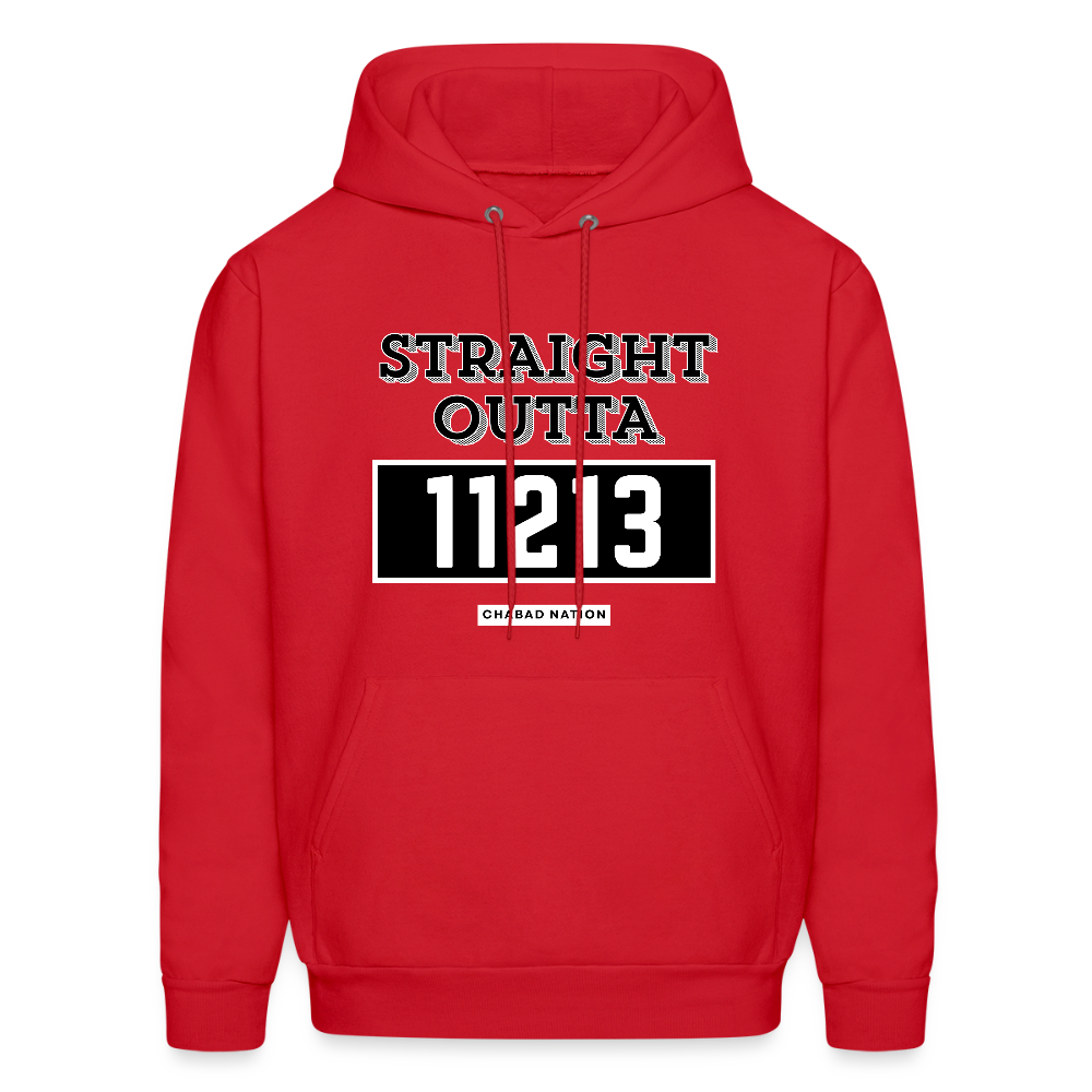 Straight Outta 11213 Men's Hoodie - red