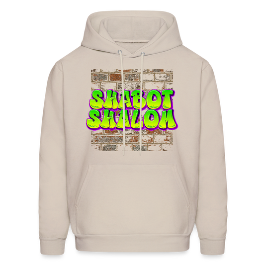 Shabot Shalom Brick 770 Graffiti Men's Hoodie - Sand