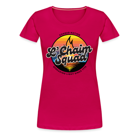 L’Chaim Squad – Spreading Light Women’s Premium T-Shirt - dark pink