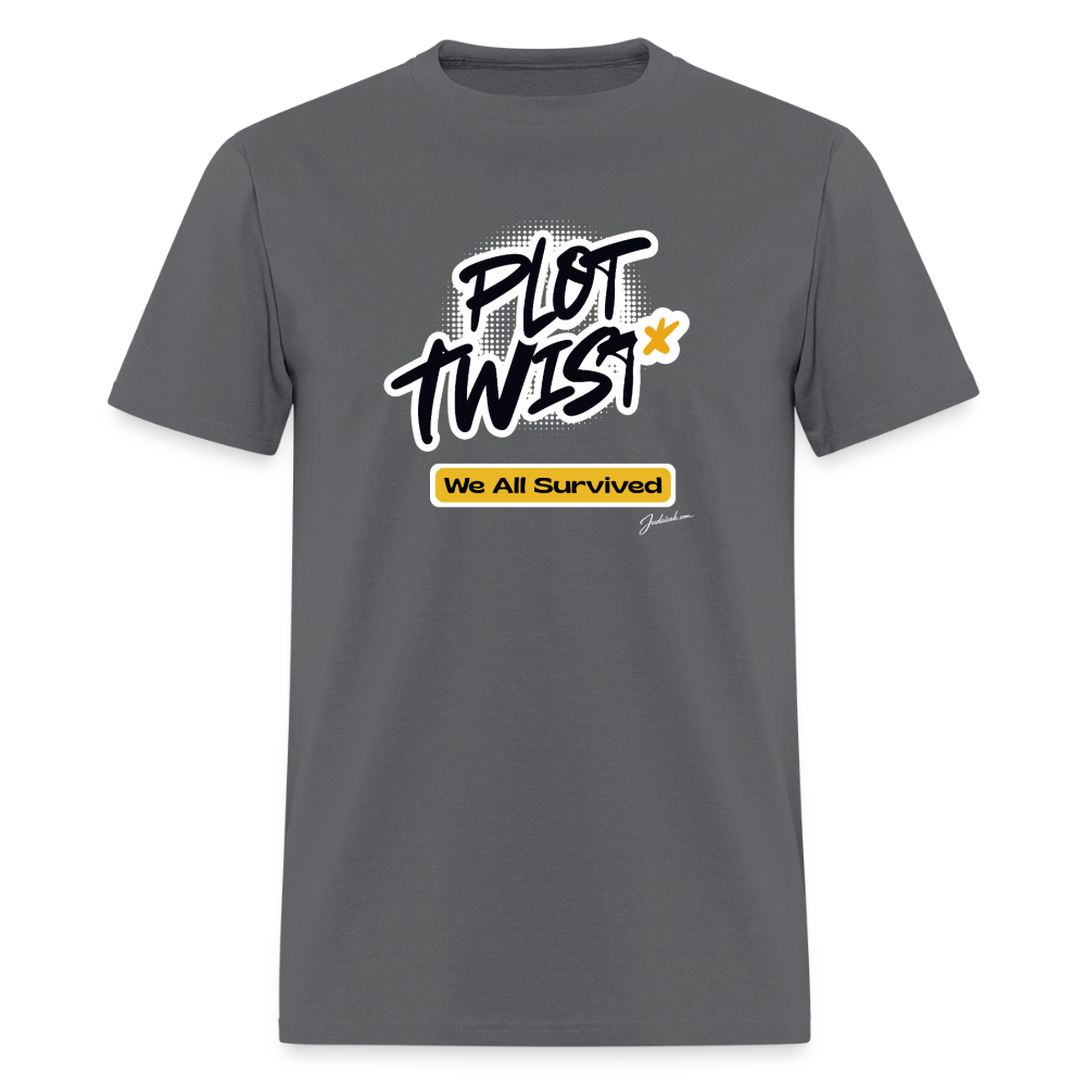 Plot Twist Men's T-Shirt | GILDAN 5000 - charcoal
