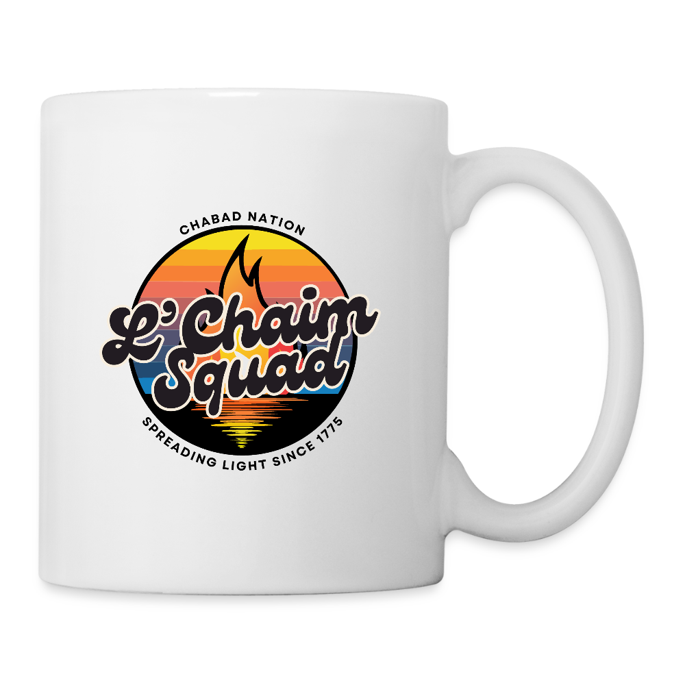 L’Chaim Squad – Spreading Light Coffee/Tea Mug - white