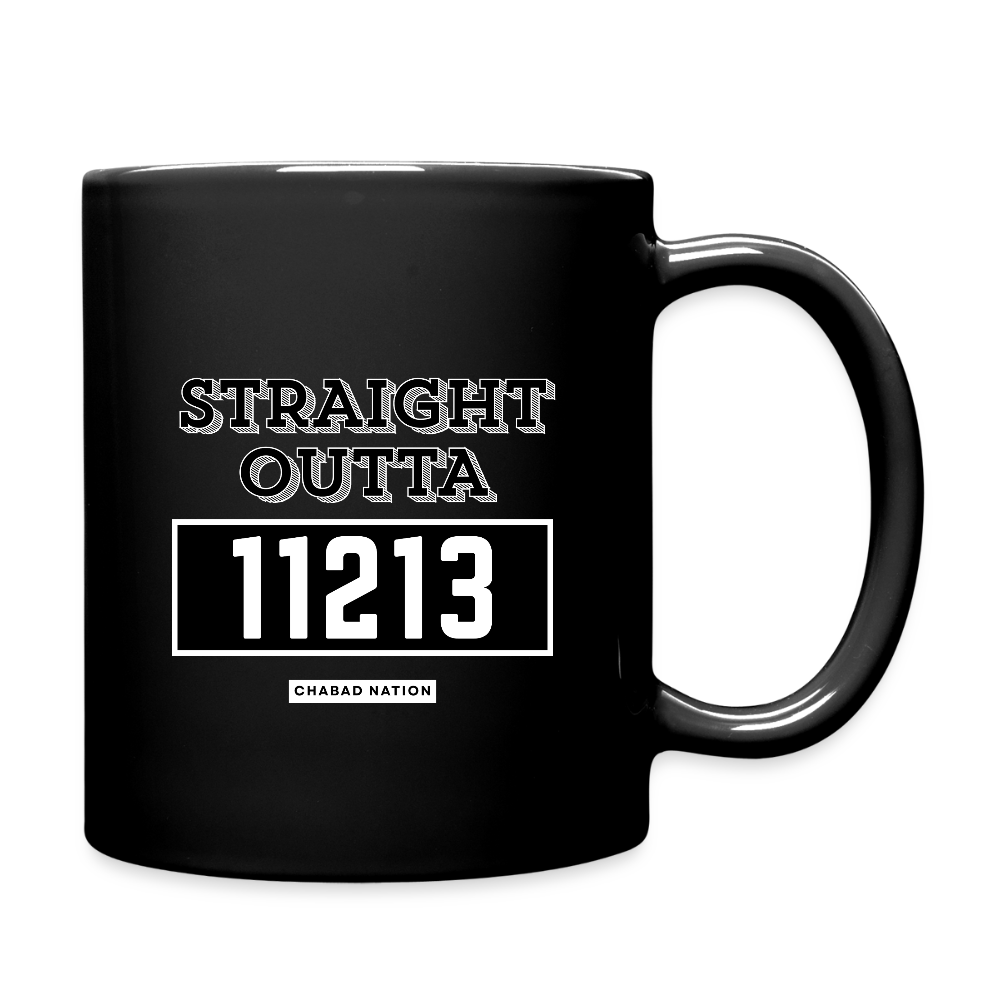 Straight Outta 11213 Full Color Mug - black