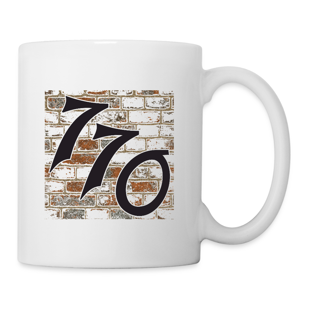 770 Brick Wall Coffee/Tea Mug - white