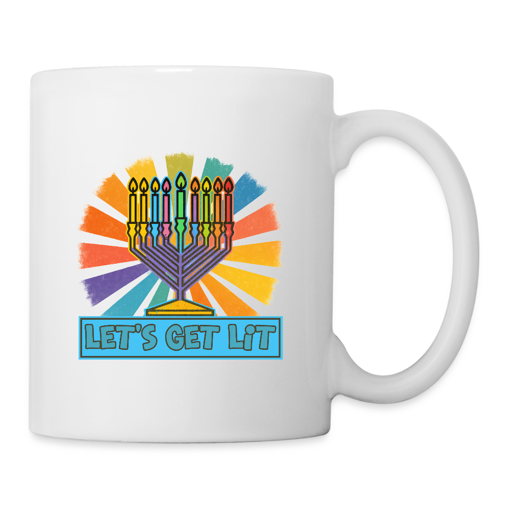 Radiant Retro Coffee/Tea Mug - white