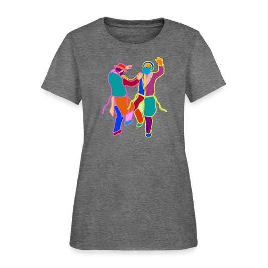 Colorful Dancing Rabbis Women's T-Shirt - graphite heather