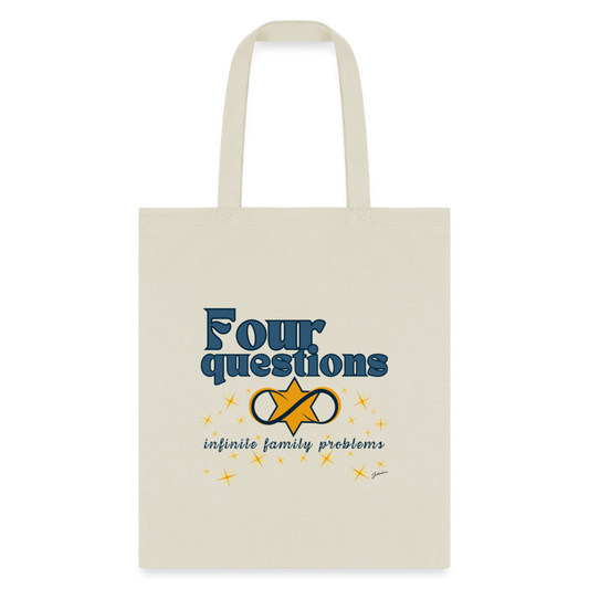 Four Questions Tote Bag - natural