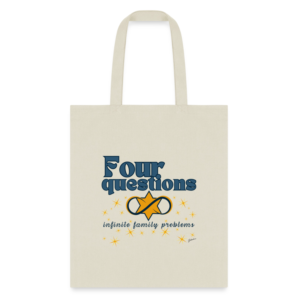 Four Questions Tote Bag - natural