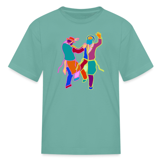 Colorful Dancing Rabbis Kids' T-Shirt - aquatic