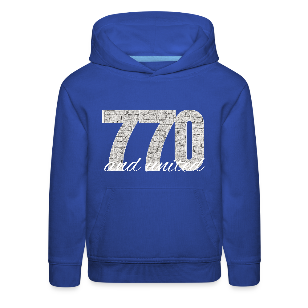 770 And United Light Kids‘ Premium Hoodie - royal blue