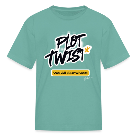 Plot Twist Kids' T-Shirt - aquatic