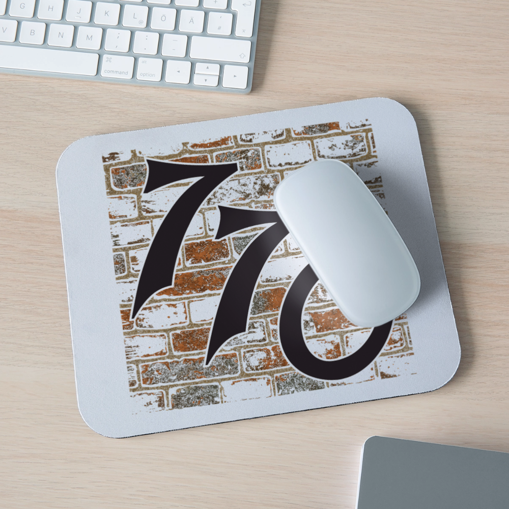 770 Brick Wall Mouse pad Horizontal - white