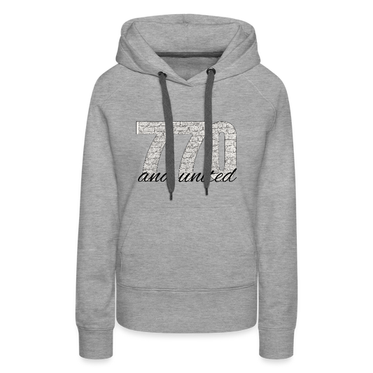 770 And United Women’s Premium Hoodie - heather grey
