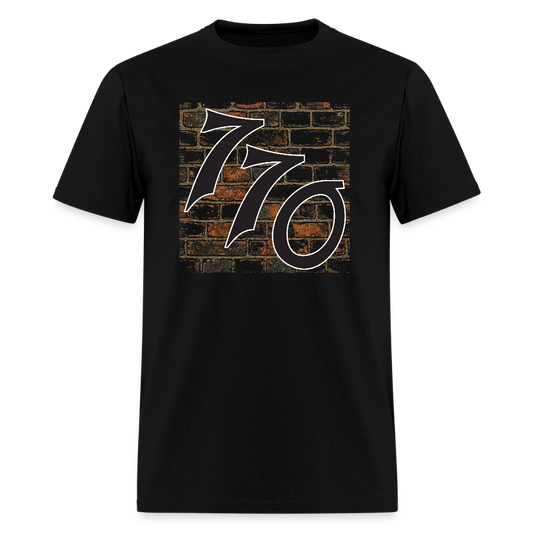 770 Brick Wall Men's T-Shirt | GILDAN 5000 - black