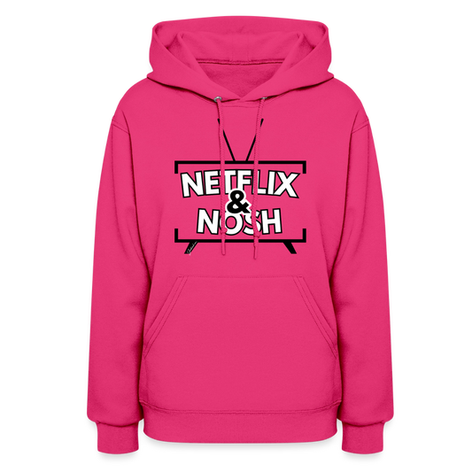 Netflix & Nosh Women's Hoodie - fuchsia