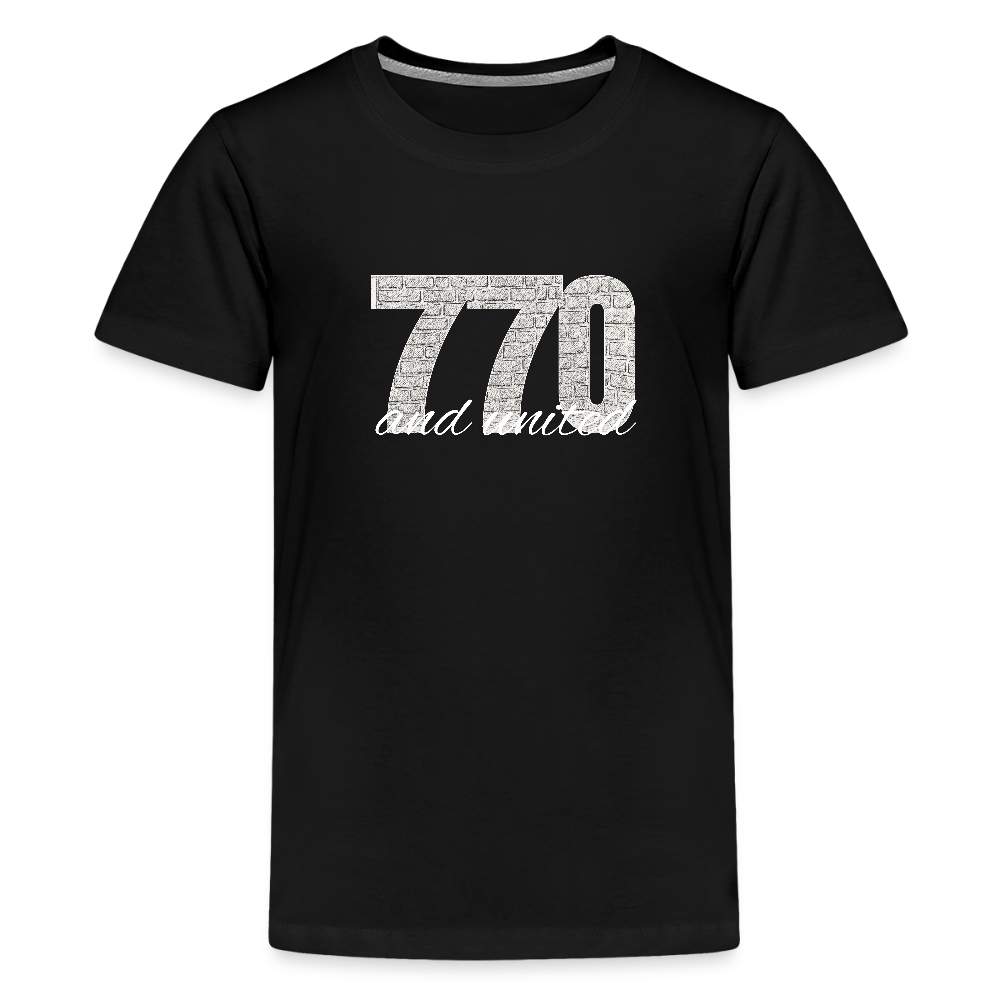 770 And United Light Kids' Premium T-Shirt - black